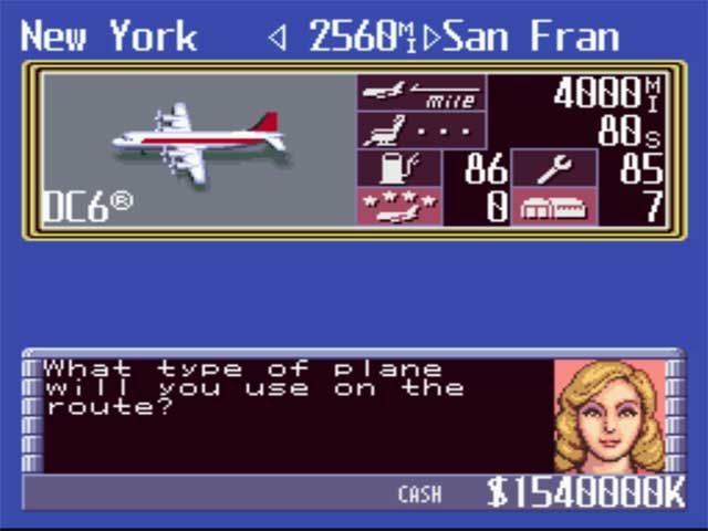 Aerobiz Supersonic screenshot 3 for Sega Genesis